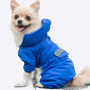 Manteau imperméable pour chiens Manteau pour chien Vêtement chien couleur: Bleu|Jaune|Rouge