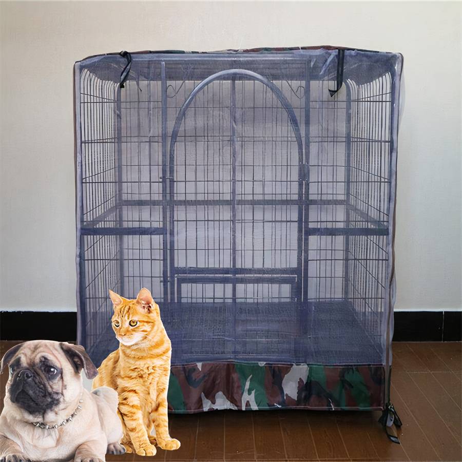 Moustiquaire de cage pour chien Moustiquaire de cage pour chien Accessoire chien Cage pour chien taille: 114cmx76cmx86cm|62cmx46cmx58cm|99cmx66cmx78cm