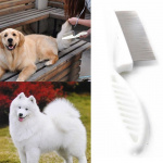 Peigne antipuce pour chien Anti-puce chien Hygiène chien couleur: Blanc|Bleu|Vert|Violet