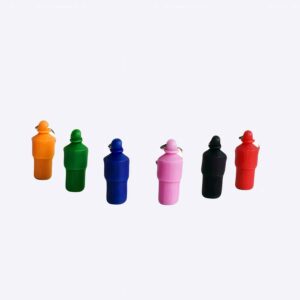 Pendentif en forme de bouteille pour chien Accessoire chien Collier chien couleur: Bleu|Noir|Orange|Rouge|Vert|Violet