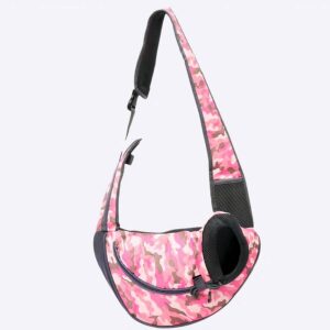 Sac à Bandoulière de Transport pour Chien Porte-chien Sac à dos pour chien Transport chien Taille: S Couleur: Rose