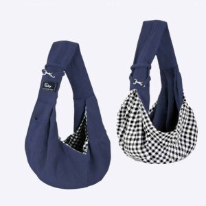 Sac à bandoulière confortable pour chiens Sac à dos pour chien Transport chien couleur: Bleu|Gris|Jaune|Marron|Rose