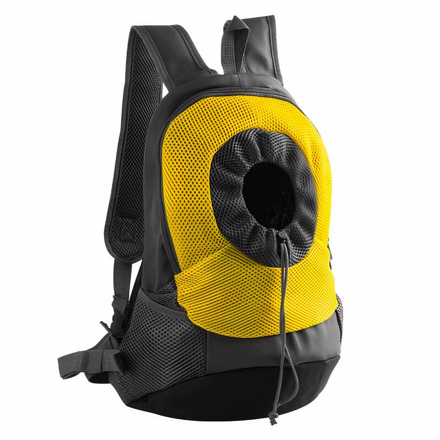 Sac à dos de portage élégant pour chien Sac à dos pour chien Transport chien Taille: L Couleur: Jaune