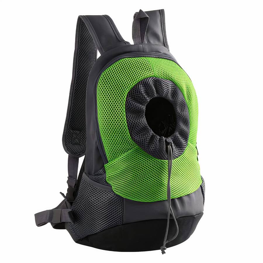 Sac à dos de portage élégant pour chien Sac à dos pour chien Transport chien Taille: L Couleur: Vert