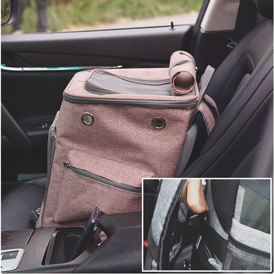 Sac à dos de portage pour petit chien Sac à dos de portage pour petit chien Sac à dos pour chien Transport chien couleur: Bleu|Gris|Jaune|Rose