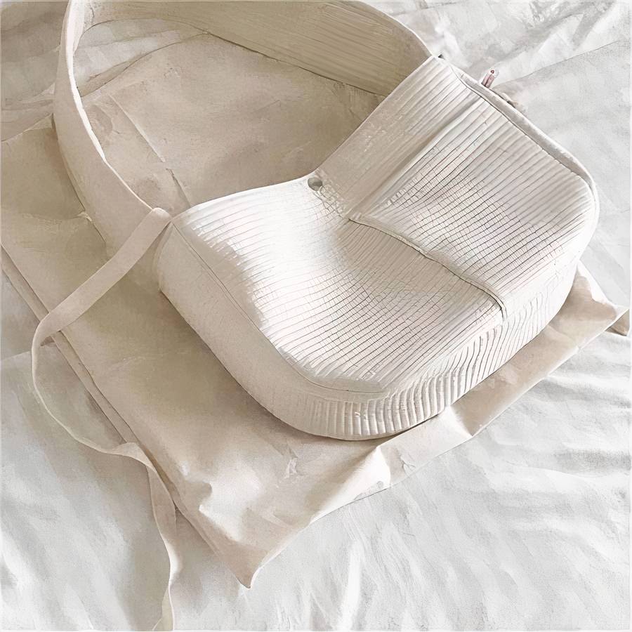 Sac de transport bandoulière pour chien Porte-chien Sac à dos pour chien Transport chien couleur: Blanc