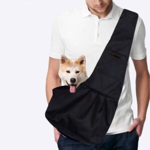 Sac de transport pour chien avec large sangle Sac à dos pour chien Transport chien taille: M|L