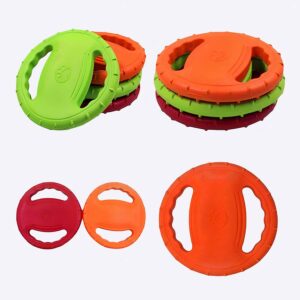 Soucoupe volante amusant pour les chiens Accessoire chien Jouets pour chien couleur: Orange|Rouge|Vert