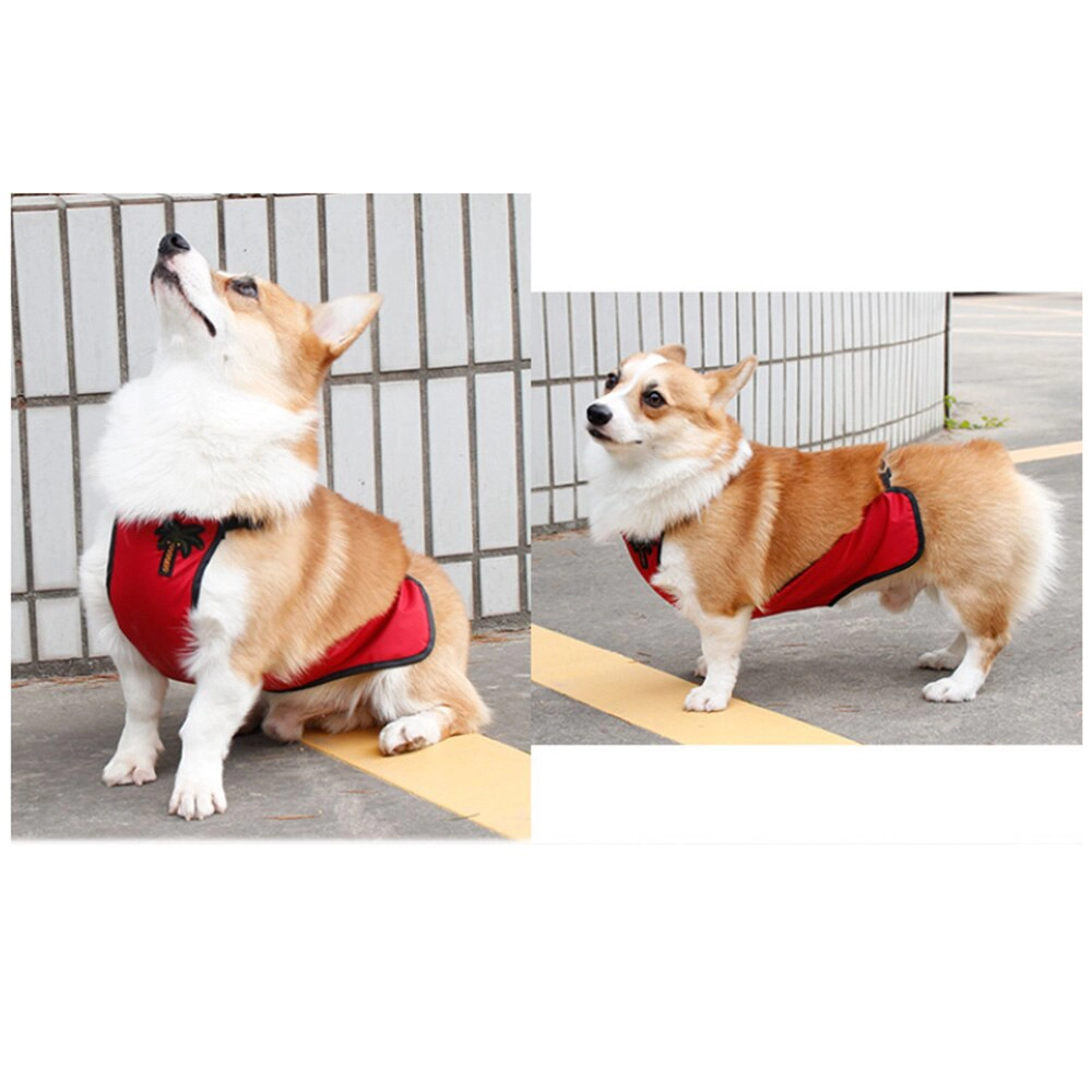 Tablier de protection Corgi pour chiens Vêtement chien couleur: Orange|Rouge|Vert