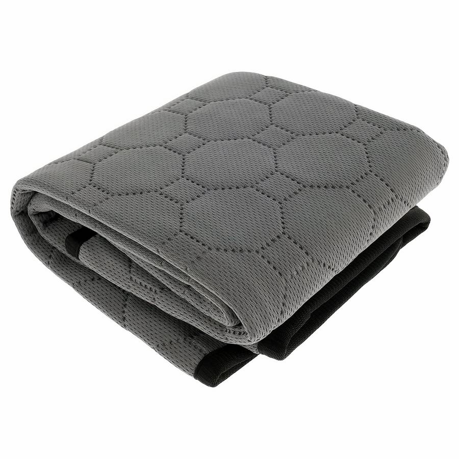 QUALIDOG tapis pour chiens antidérapant gris avec pattes noires