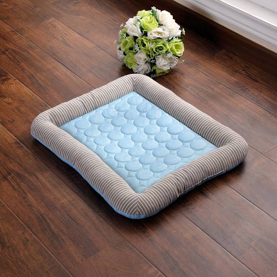 Tapis attrayant pour chien Couchage chien Lit pour chien Tapis pour chien couleur: Bleu|Rose