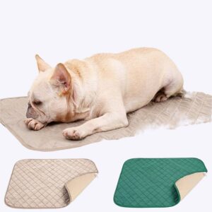 Tapis de toilette pour chien Couchage chien Tapis pour chien couleur: Beige|Vert