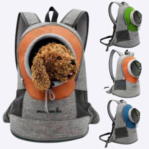 Transat portable pour chien Sac à dos pour chien Transport chien couleur: Bleu|Orange|Vert