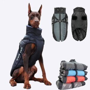 Veste imperméable avec col pliable pour chien Manteau pour chien Vêtement chien couleur: Bleu|Gris|Orange
