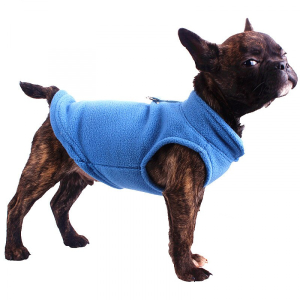Vêtement molletonné polaire pour chien Manteau pour chien Vêtement chien couleur: Bleu|Bleu marine|Gris|Marron|Rose|Rouge|Vert|Violet