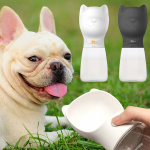 Bouteille d’eau 480 ml pour chien Accessoire chien Gourde pour chien couleur: Blanc|Noir