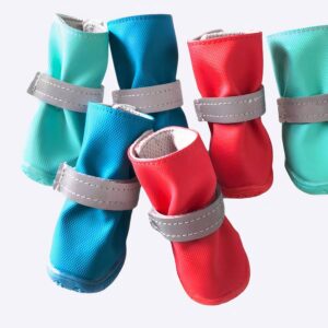 Chaussure imperméable pour chien Chaussure pour chien Vêtement chien couleur: Bleu|Rouge|Vert
