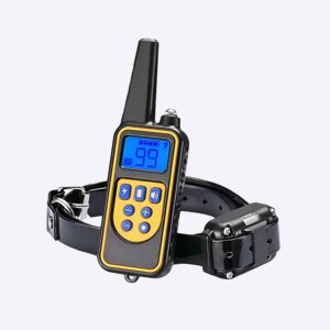 Collier anti-aboiement à ultrason pour chien Accessoire chien Collier anti-aboiement chien couleur: Noir