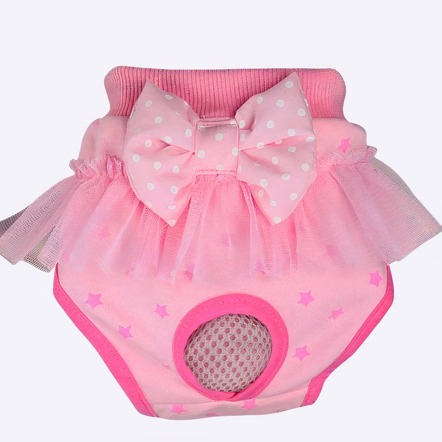 Couche-culotte pour chiens Couche-culotte en soie pour chiens Vêtement chien a7796c561c033735a2eb6c: Bleu|Rose