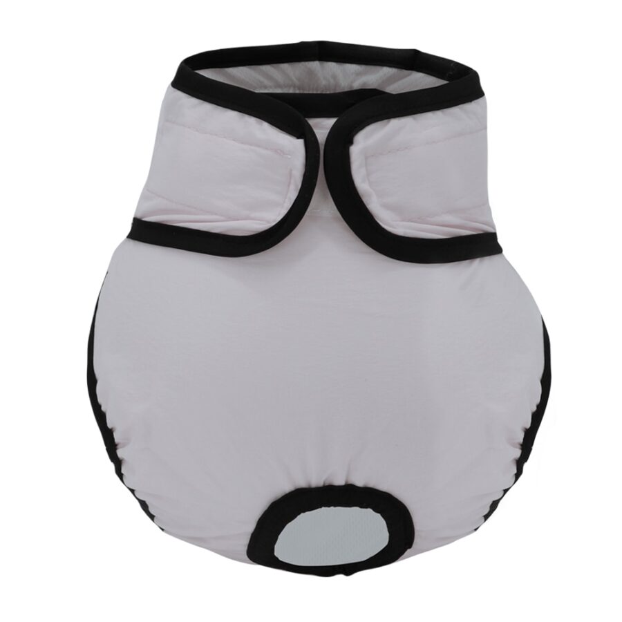 Culotte short pour chien, couche-culotte physiologique pour animaux de compagnie chiens Vêtement chien Culotte Pour Chien couleur: Gris|Rose