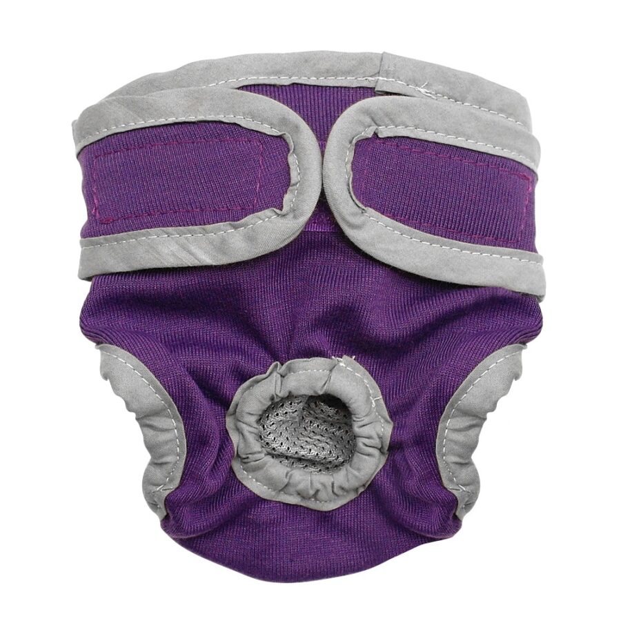 Culottes pour chien,sous-vêtements, couches pour animaux domestiques Accessoire chien Vêtement chien Taille: S Couleur: Violet