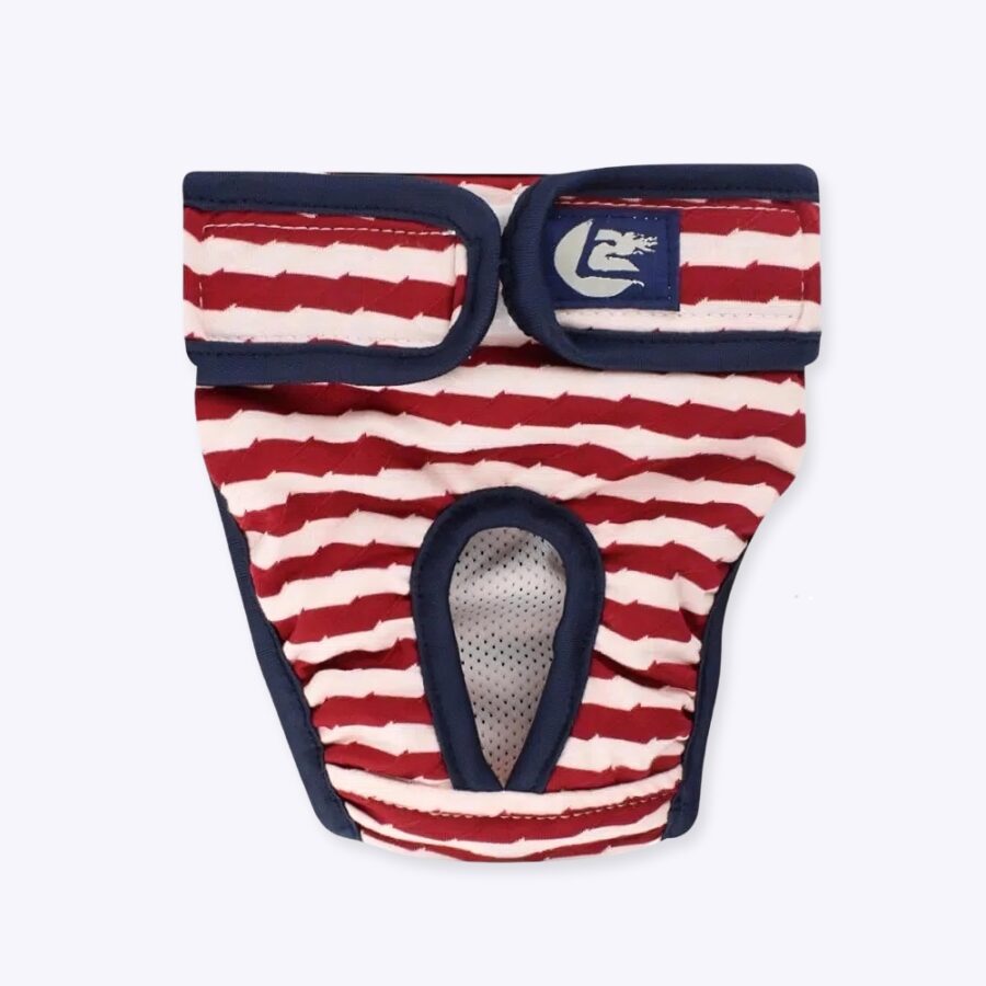 Culotte lavable et hygiénique, sous-vêtement pour Chien Vêtement chien Culotte Pour Chien couleur: Rouge