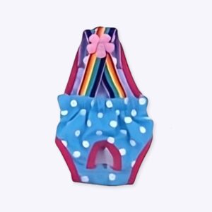 Pantalon physiologique pour animaux de compagnie, culotte hygiénique à rayures et à pois, sous-vêtement lavable Vêtement chien Culotte Pour Chien Matériau: POLYESTER