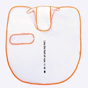 Imperméable en plastique PVC pour chien Vêtement chien Taille: 7XL Couleur: Orange