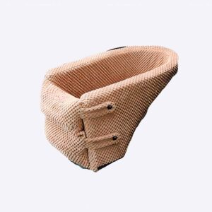 Panier de siège-auto pour chien Porte-chien Transport chien couleur: Gris|Marron