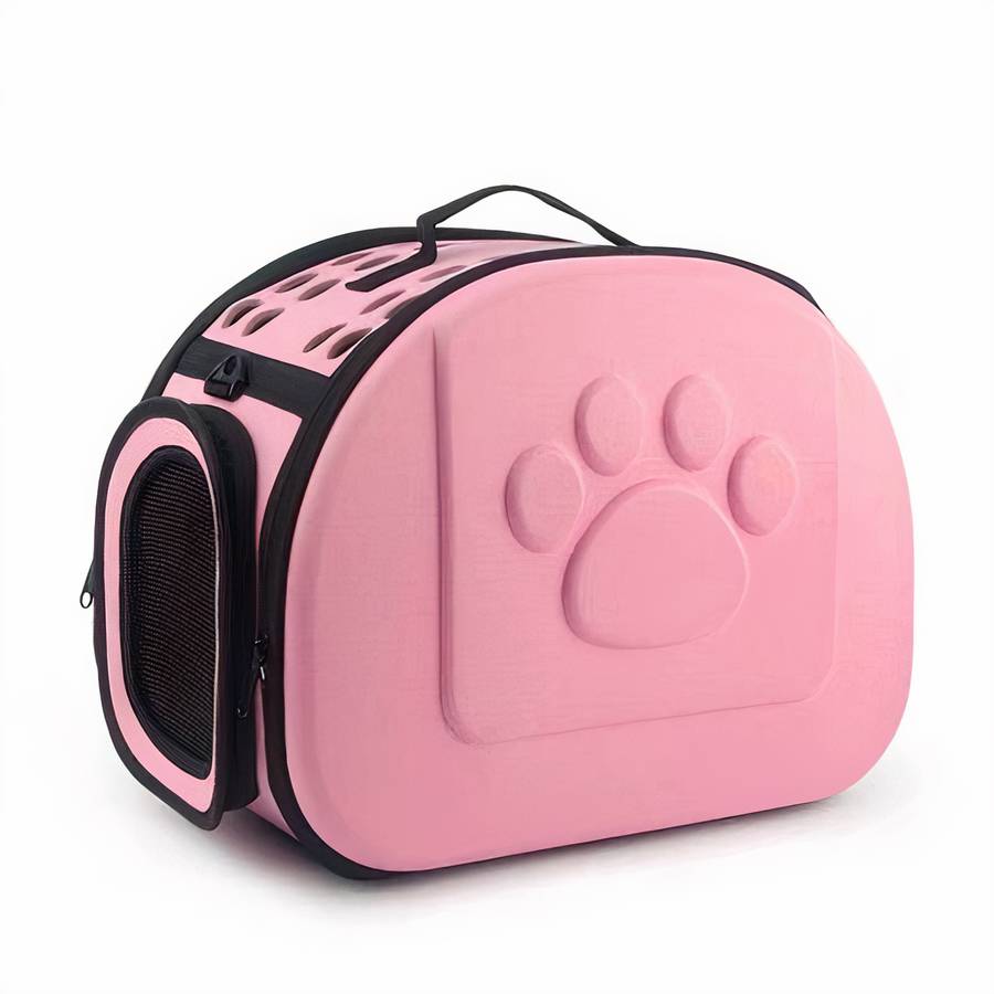 Sac de transport pliable pour chiots Sac de transport pliable pour chiots Sac à dos pour chien Transport chien couleur: Beige|Bleu|Gris|Rose|Vert