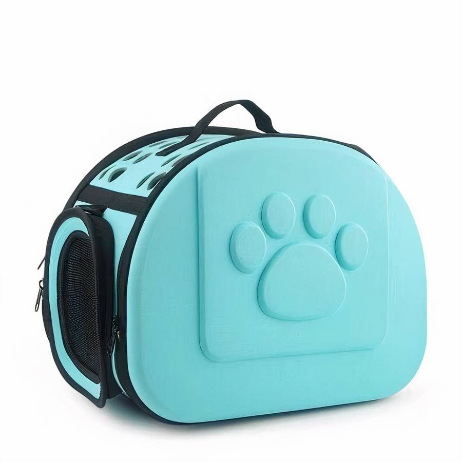 Sac de transport pliable pour chiots Sac de transport pliable pour chiots Sac à dos pour chien Transport chien couleur: Beige|Bleu|Gris|Rose|Vert