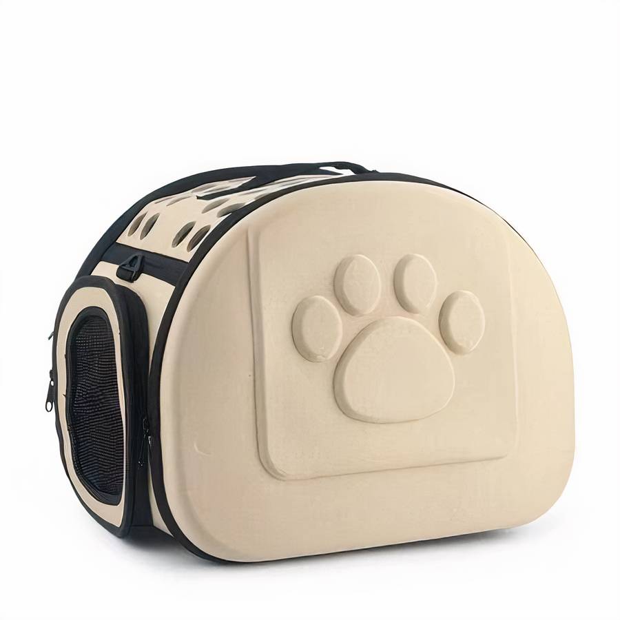 Sac de transport pliable pour chiots Sac de transport pliable pour chiots Sac à dos pour chien Transport chien couleur: Beige|Bleu|Gris|Rose|Vert