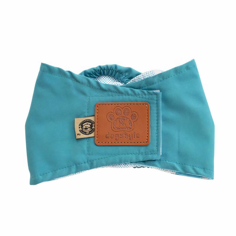 Bande ventrale en coton pour chien Bande ventrale en coton pour chien Culotte Pour Chien Vêtement chien couleur: Bleu|Bleu ciel|Orange|Rose