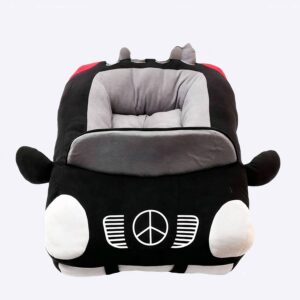 Panier en forme de voiture pour chien Couchage chien Lit pour chien Panier chien a7796c561c033735a2eb6c: Jaune|Noir|Rouge