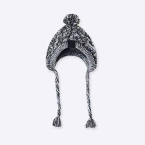 Bonnet pour chiens en tricot Vêtement chien couleur: Gris