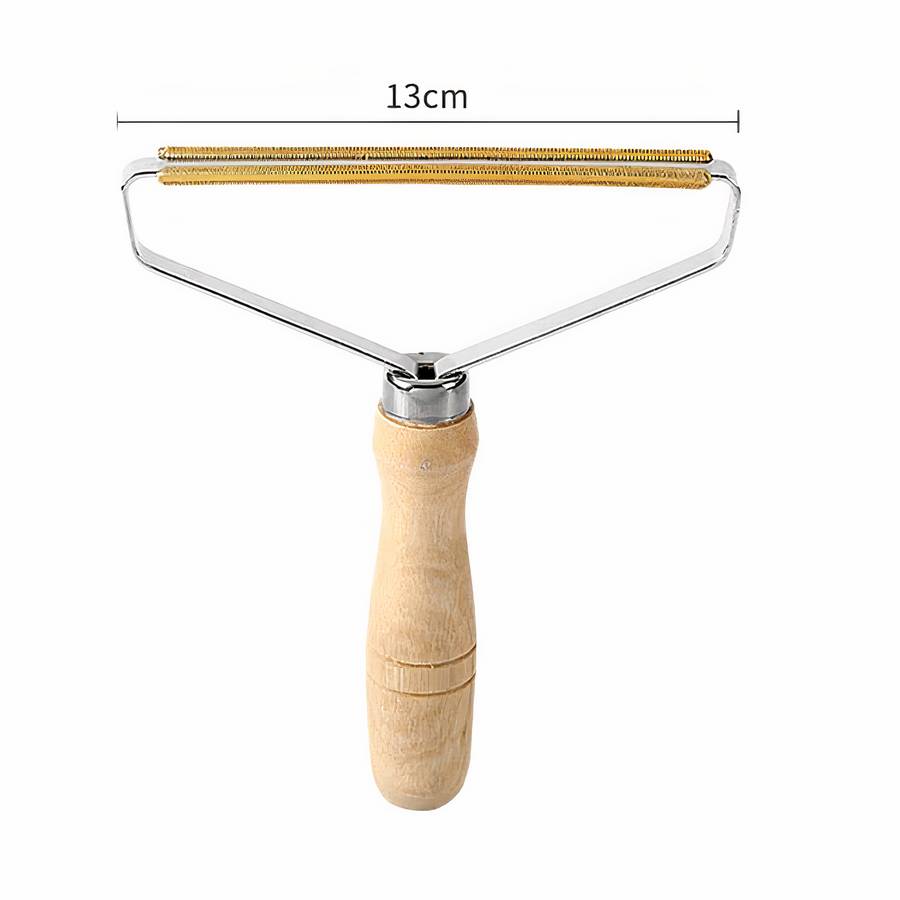 Brosse à vêtements anti poils Hygiène chien Matériau: Bois