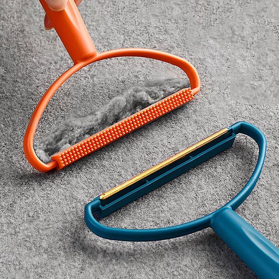 Brosse anti poils et peluches pour vêtements Hygiène chien couleur: Bleu|Orange|Rose