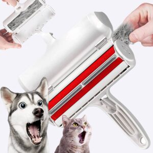Brosse magique anti-poils de chien Anti poils chien Hygiène chien couleur: Blanc