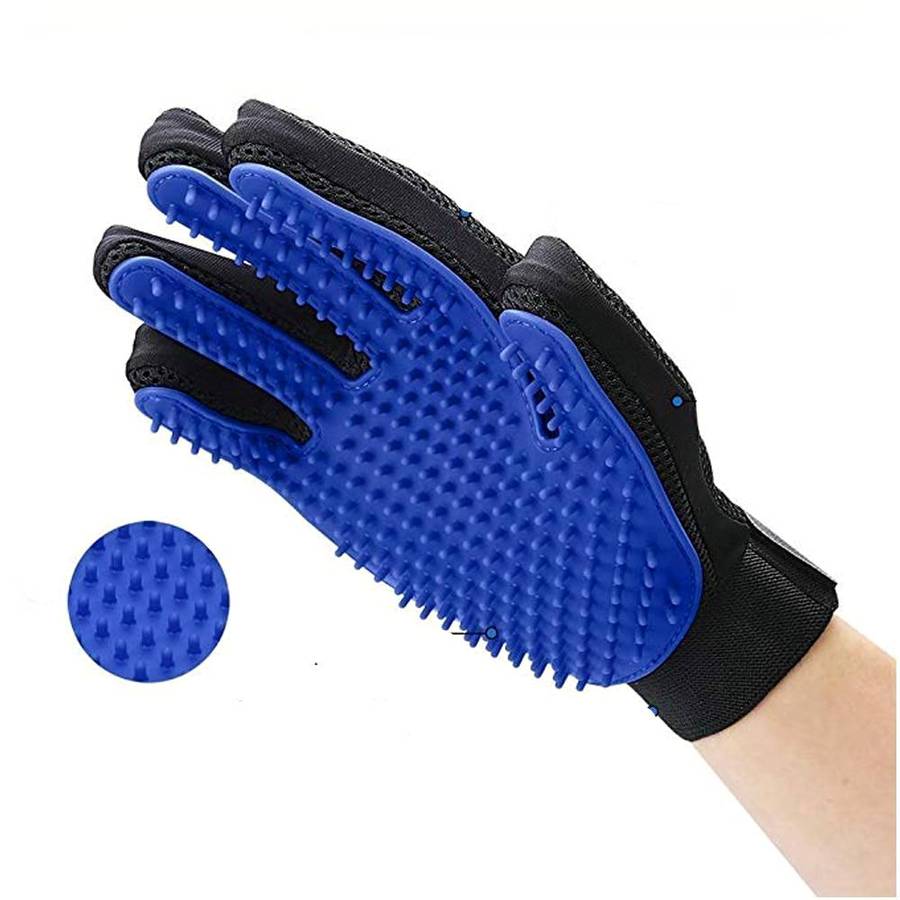 Gant de toilettage et massage pour chien Gant de toilettage et massage pour chien Hygiène chien couleur: Bleu|Rouge|Vert|Violet