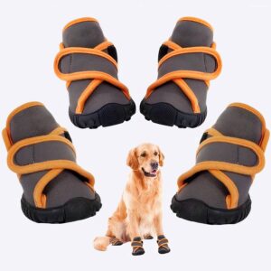 Chausson waterproof et respirant pour chiens Chaussure pour chien Vêtement chien couleur: Gris