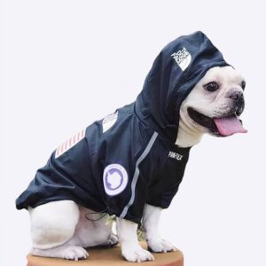 Veste imperméable pour chien à motif drapeau Américain