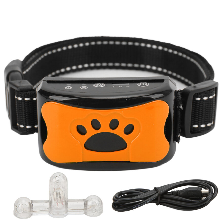Collier anti-aboiement motif patte chien Accessoire chien Collier anti-aboiement chien Collier chien pa_couleur: