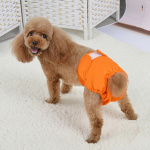 Culotte lavable couleur unie pour chien Culotte Pour Chien Vêtement chien couleur: Bleu|Orange|Rose|Vert
