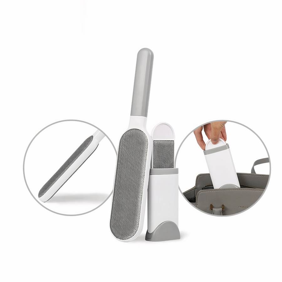 Brosse dépilatoire double face pour chien Hygiène chien couleur: Bleu|Gris|Orange|Rouge