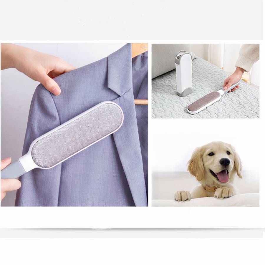 Brosse dépilatoire double face pour chien Hygiène chien couleur: Bleu|Gris|Orange|Rouge