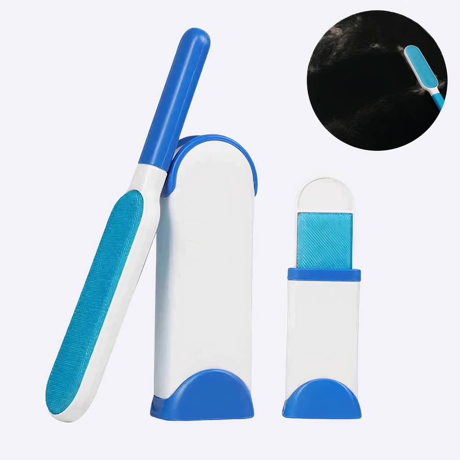 Brosse dépilatoire double face pour chien Hygiène chien couleur: Bleu|Gris|Orange|Rouge
