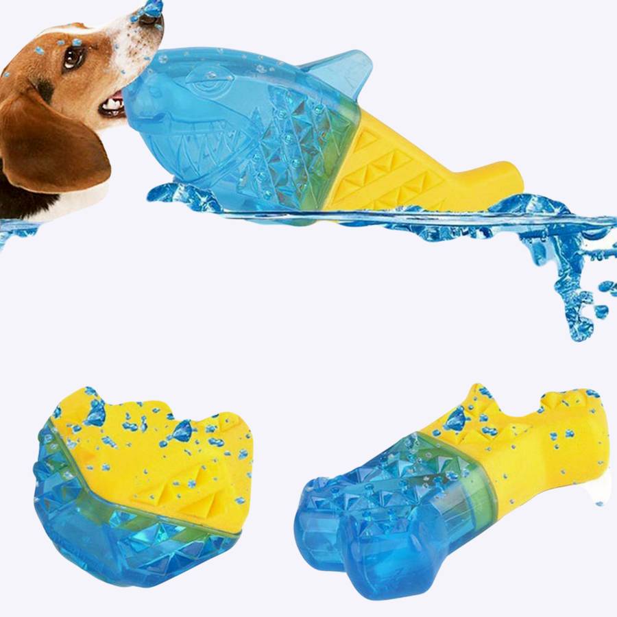 Jouets à mâcher rafraichissant pour chien Accessoire chien Jouets pour chien df696df198707592f832b1: Balle|Os|Poisson
