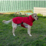 Manteau avec encolure en peluche pour chien Vêtement chien Manteau pour chien couleur: Bleu|Noir|Rouge