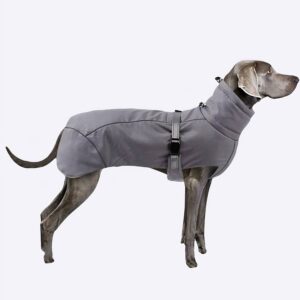 Manteau chaud et épais à col haut pour chiens Manteau pour chien Vêtement chien couleur: Beige|Gris|Rose|Rouge