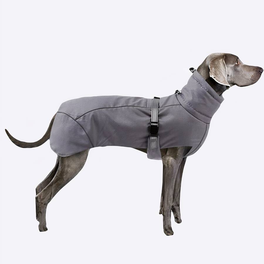 Manteau chaud et épais à col haut pour chiens Manteau chaud et épais à col haut pour chiens Manteau pour chien Vêtement chien couleur: Beige|Gris|Rose|Rouge